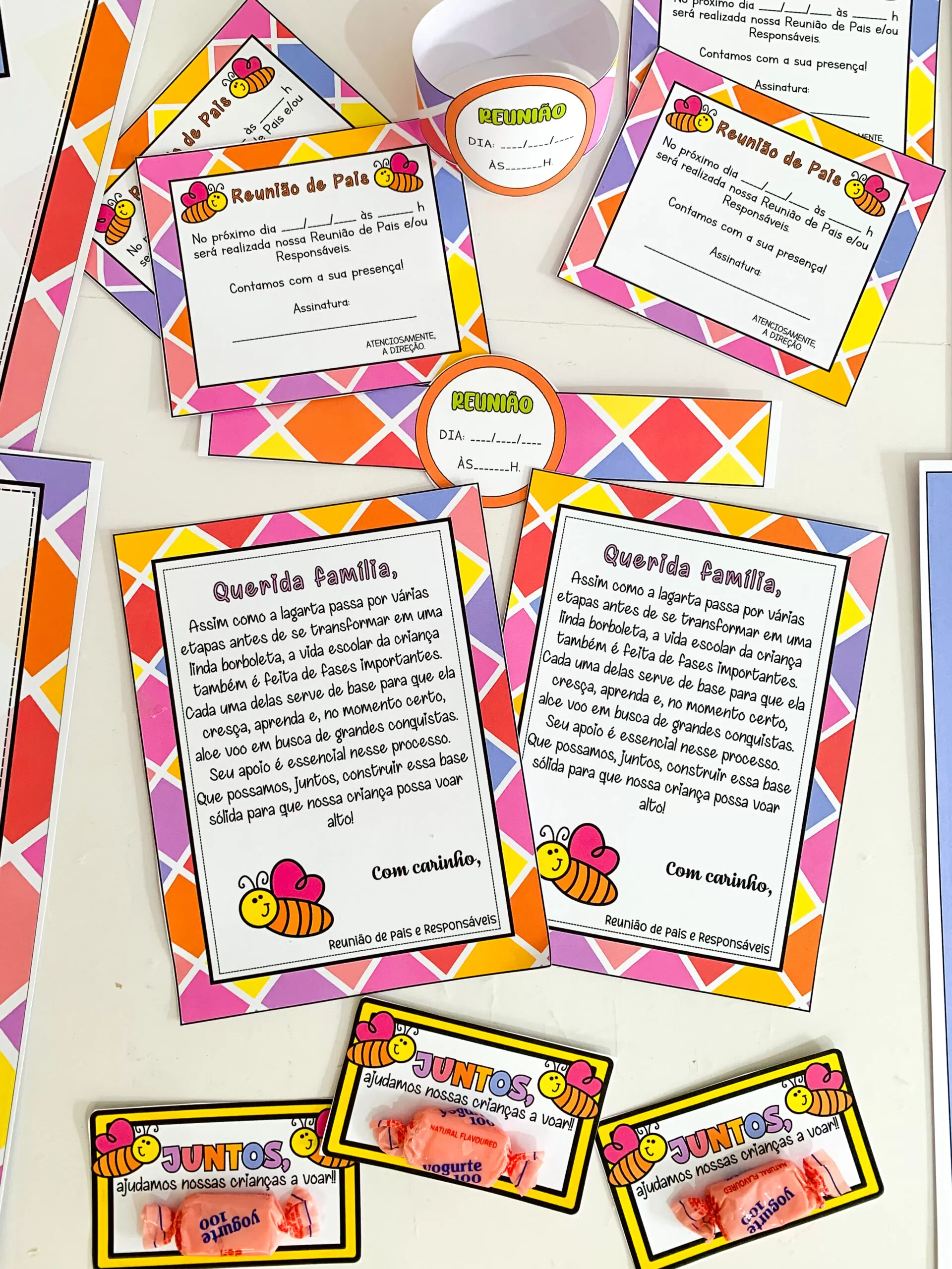 Kit de Reunião de Pais - Borboletas - Imagem 7