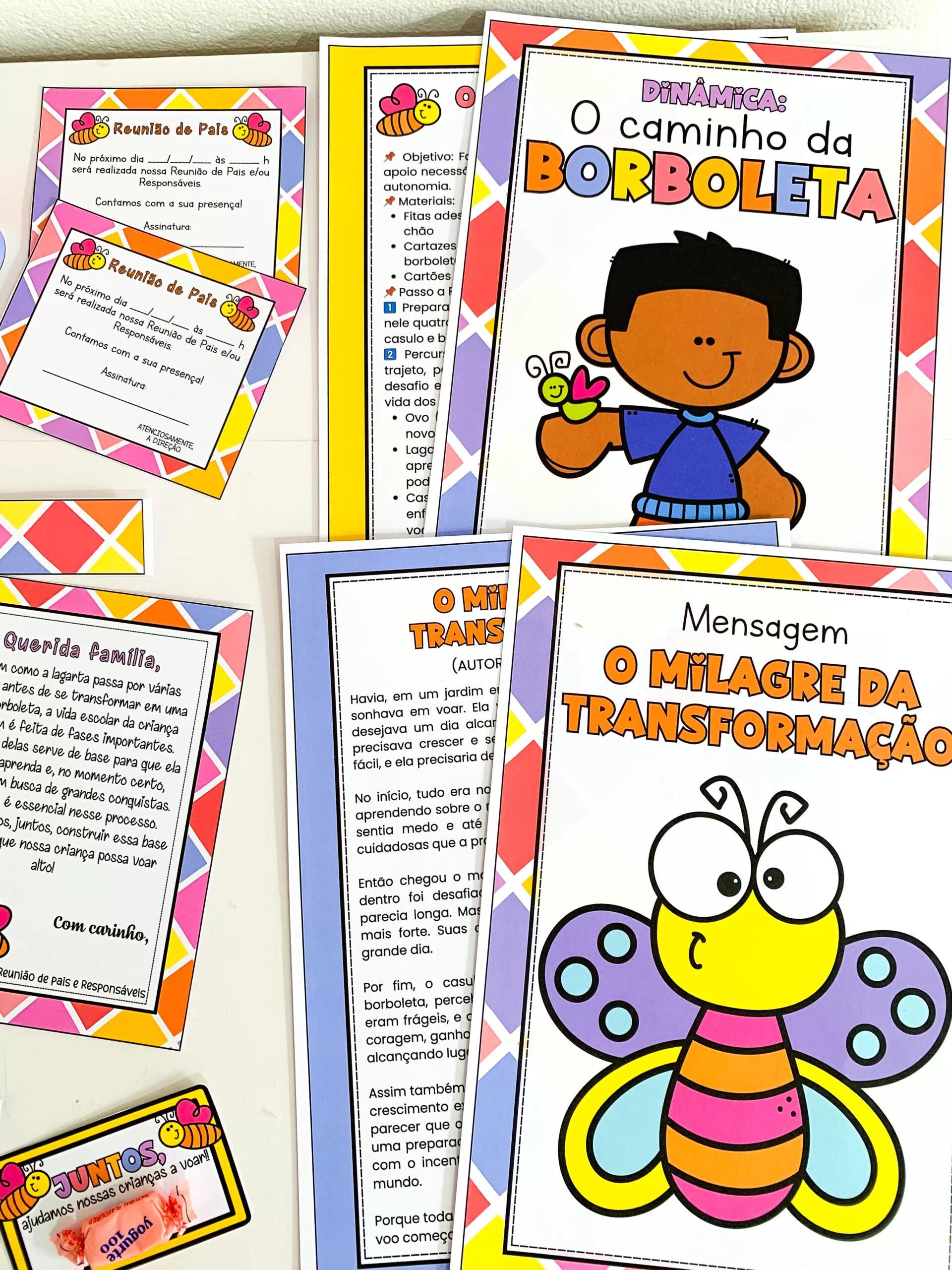 Kit de Reunião de Pais - Borboletas - Imagem 6