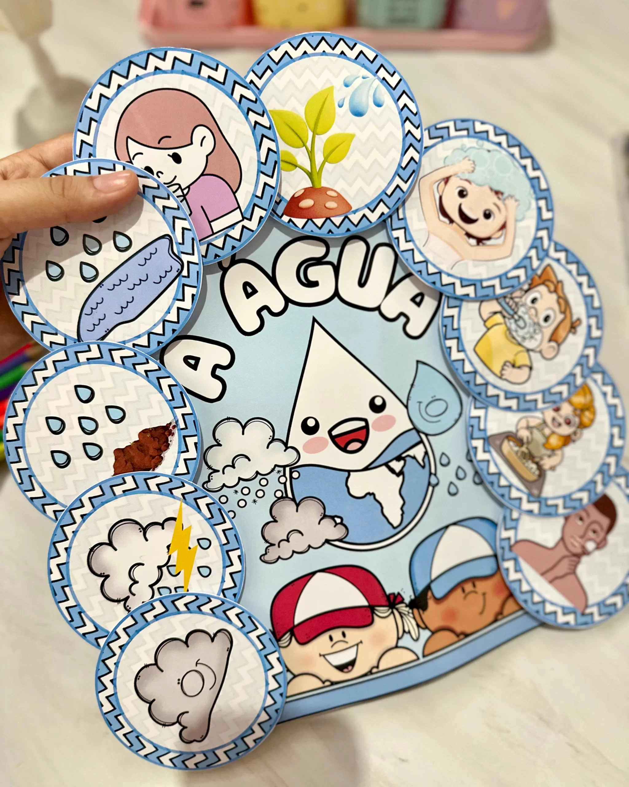 Luva musical "A água”