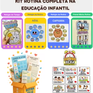 KIT COMPLETO DE ROTINA INFANTIL