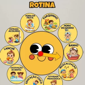 Relógio da Rotina Infantil – Berçário