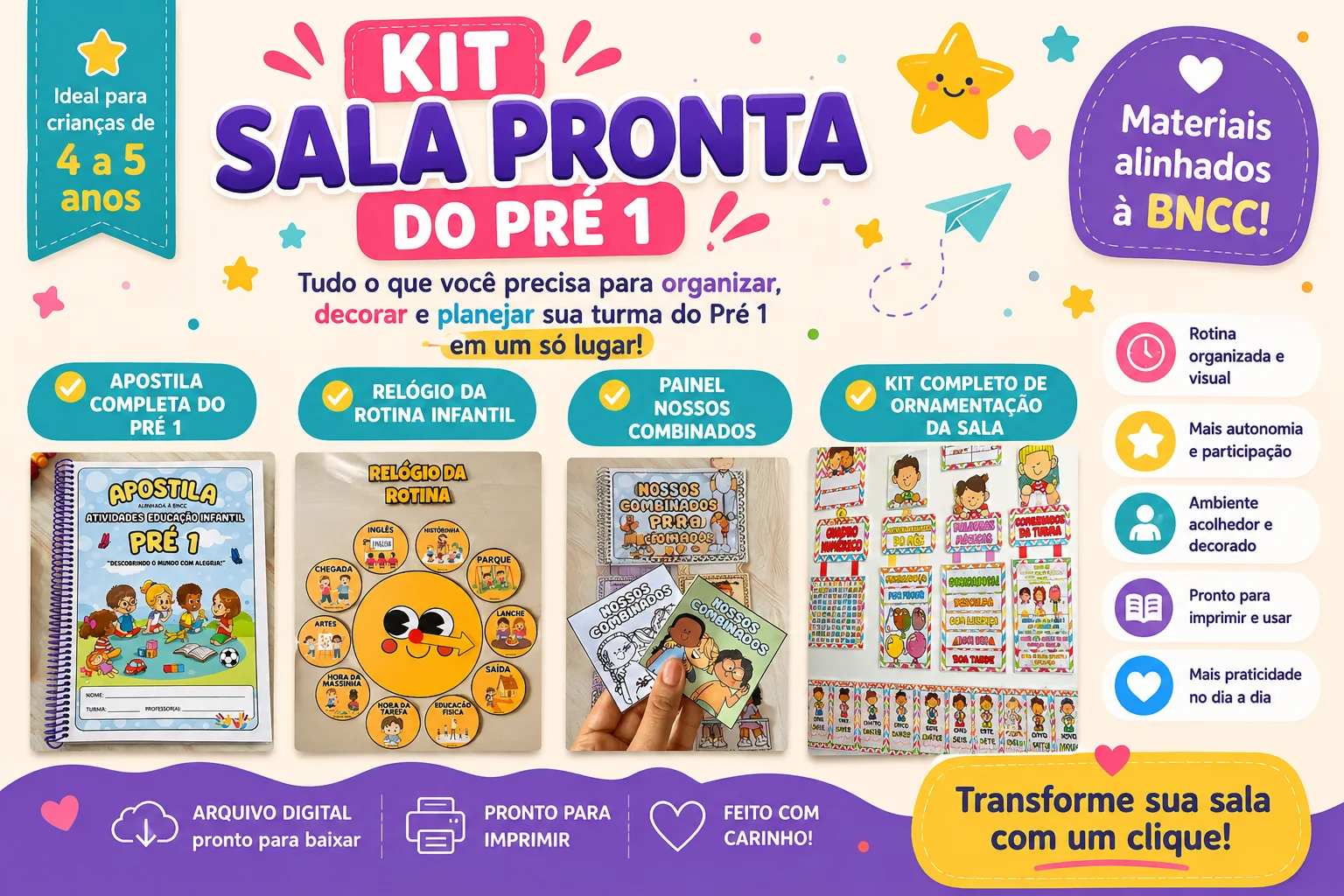 Kit Sala Pronta – Pré 1