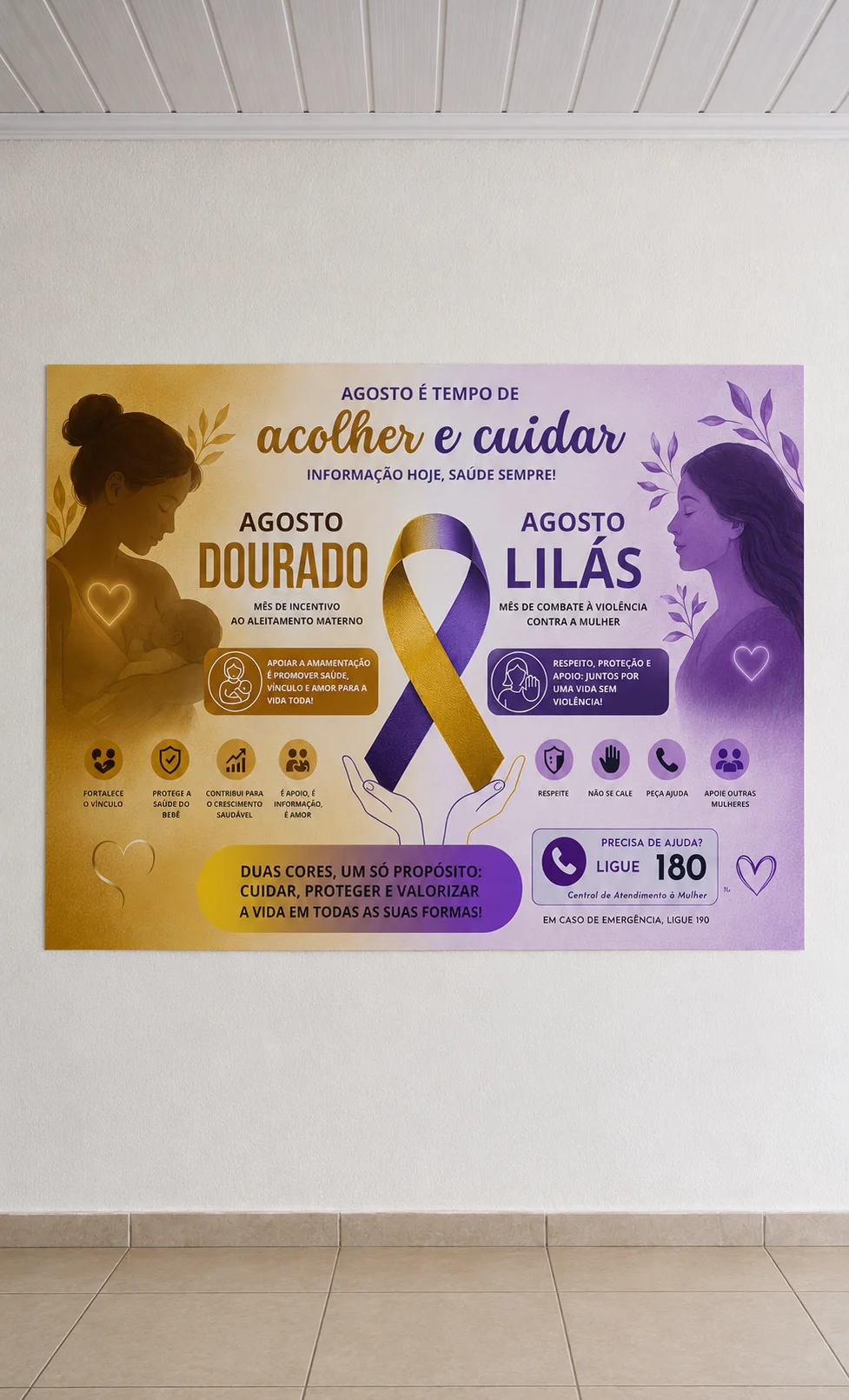 Kit Agosto Lilás e Dourado - Imagem 5