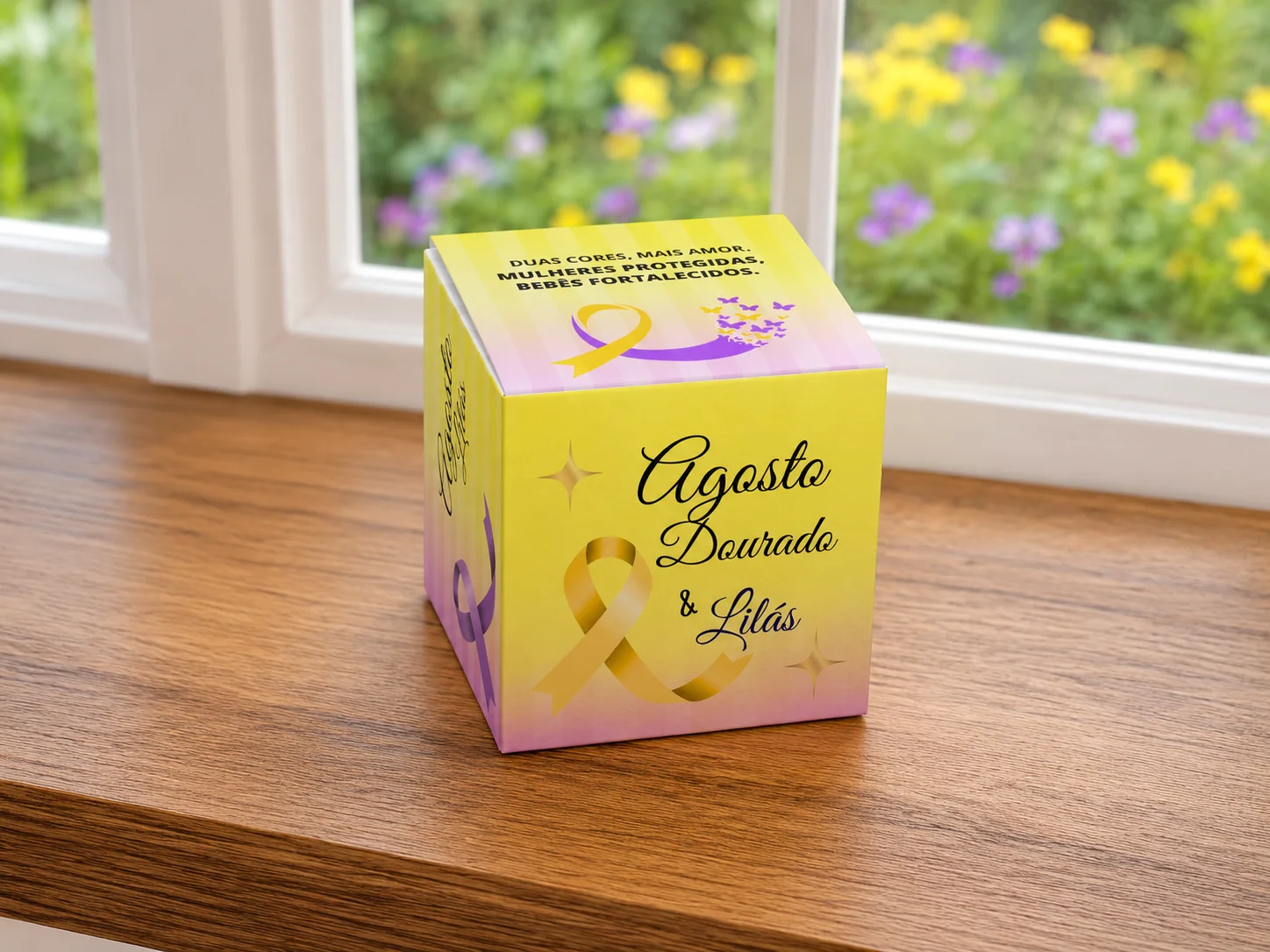 Kit Agosto Lilás e Dourado - Imagem 3