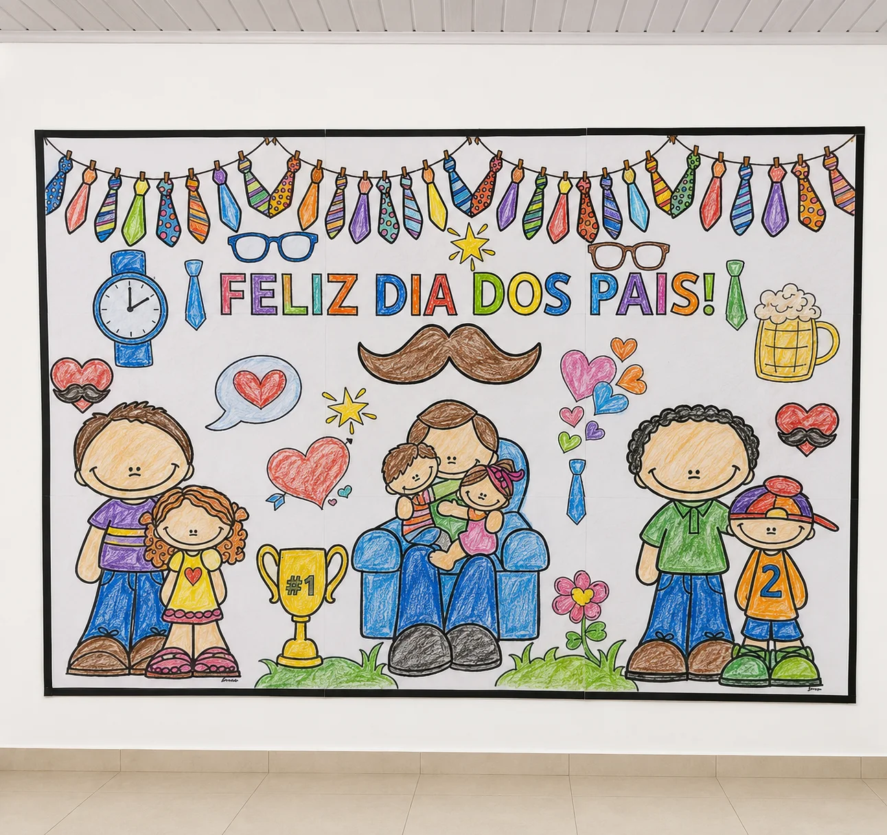Painel Colaborativo - Dia dos Pais