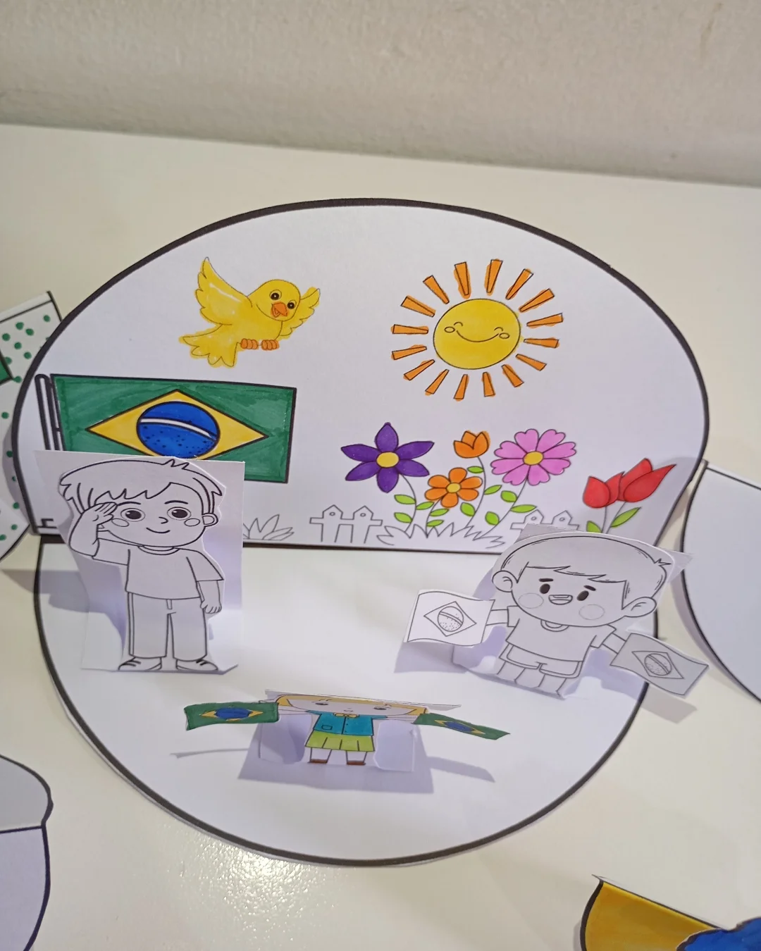 Cenário 3D e Balancê Dia da Bandeira interativo - Imagem 4