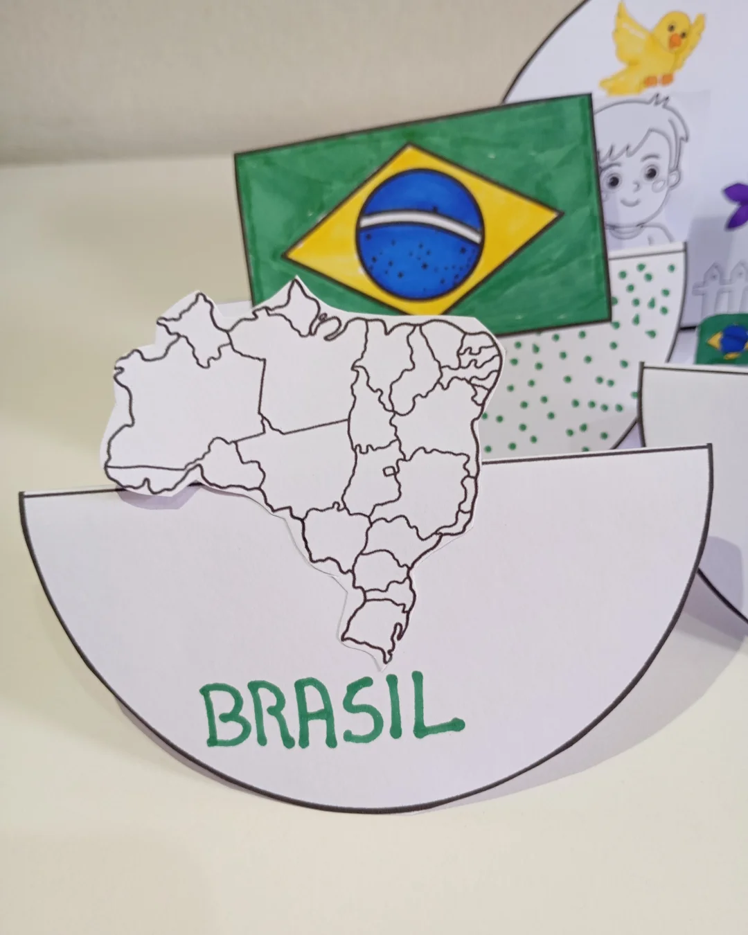 Cenário 3D e Balancê Dia da Bandeira interativo - Imagem 2