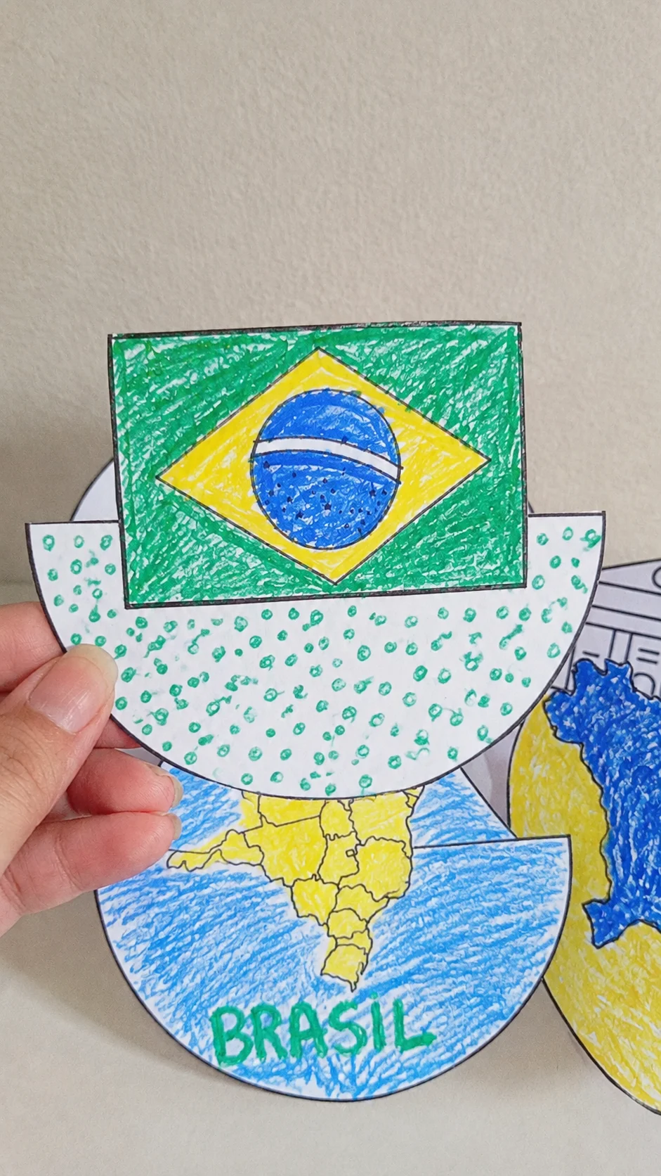 Cenário 3D e Balancê Dia da Bandeira interativo