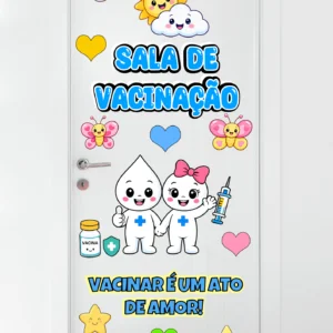 Painel de Porta – Sala de Vacinação