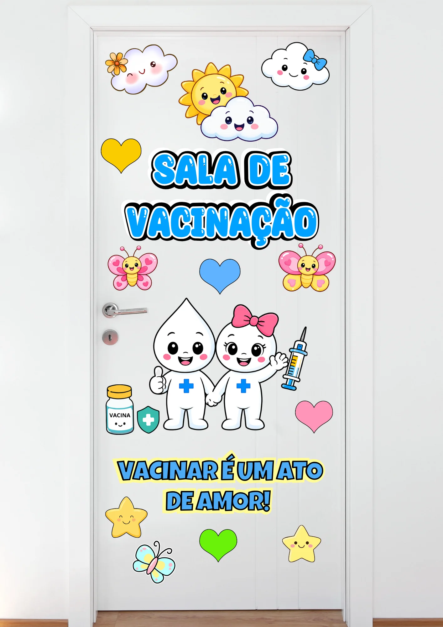 Painel de Porta – Sala de Vacinação
